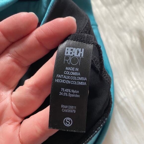 Beach Riot Womens Scuba Top- Tidal Colorblock - Picture 5 of 8